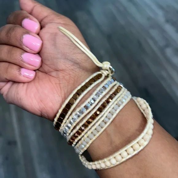 Victoria Emerson Beaded Wrap Bracelets - Picture 8 of 8